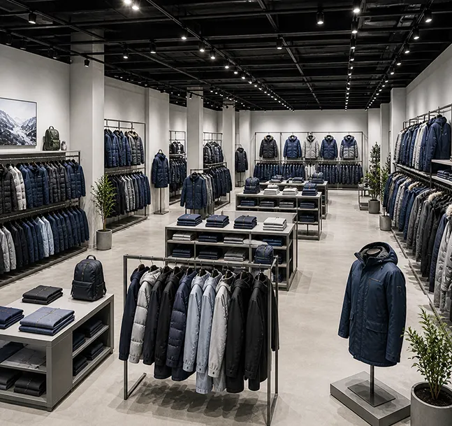 International outerwear manufacturing network supporting global fashion brands